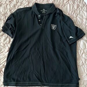 Tommy Bahama Black Polo Shirt Classic Style